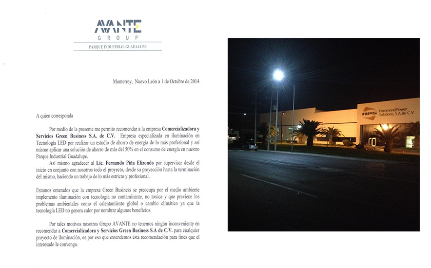 Carta de Satisfaccion Grupo Avante