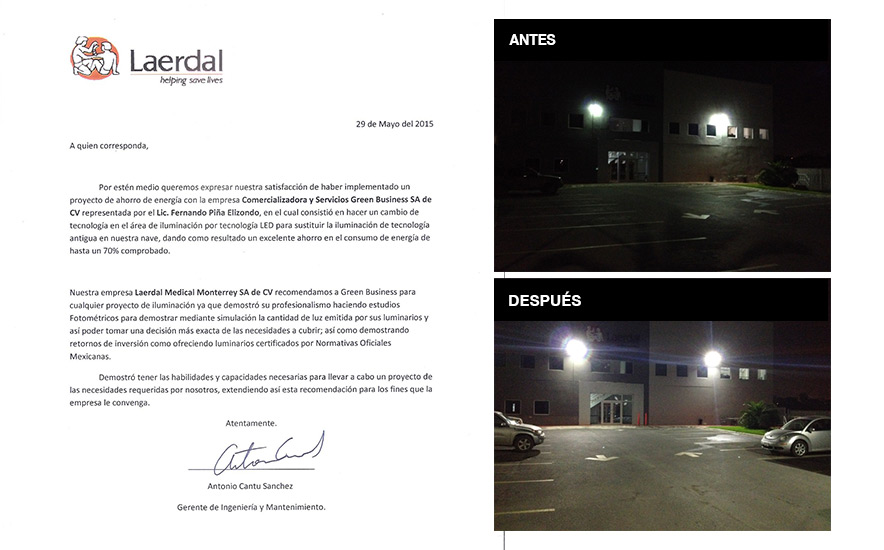 Carta de Satisfaccion Laerdal