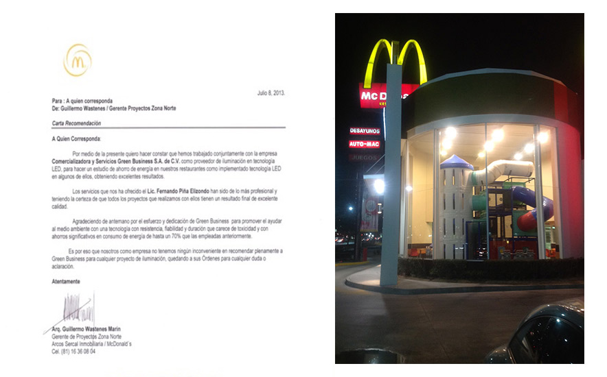 Carta de Satisfaccion McDonalds